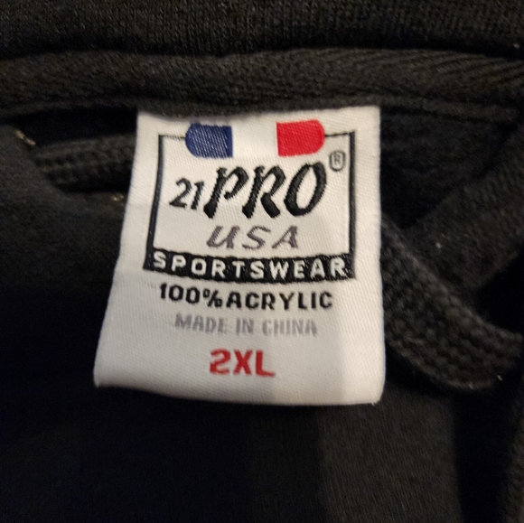 PROTEUS Men's 21 PRO USA Hooded Sweatshirt - Picture 11 of 11